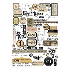 Keepsake Studio Planner (Spellbinders) - Rub-Ons / Noted Details